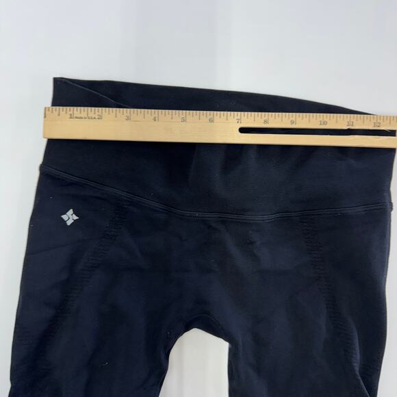 NUX Leggings Women Small Black Floral Athletic Leggings - Picture 5 of 8